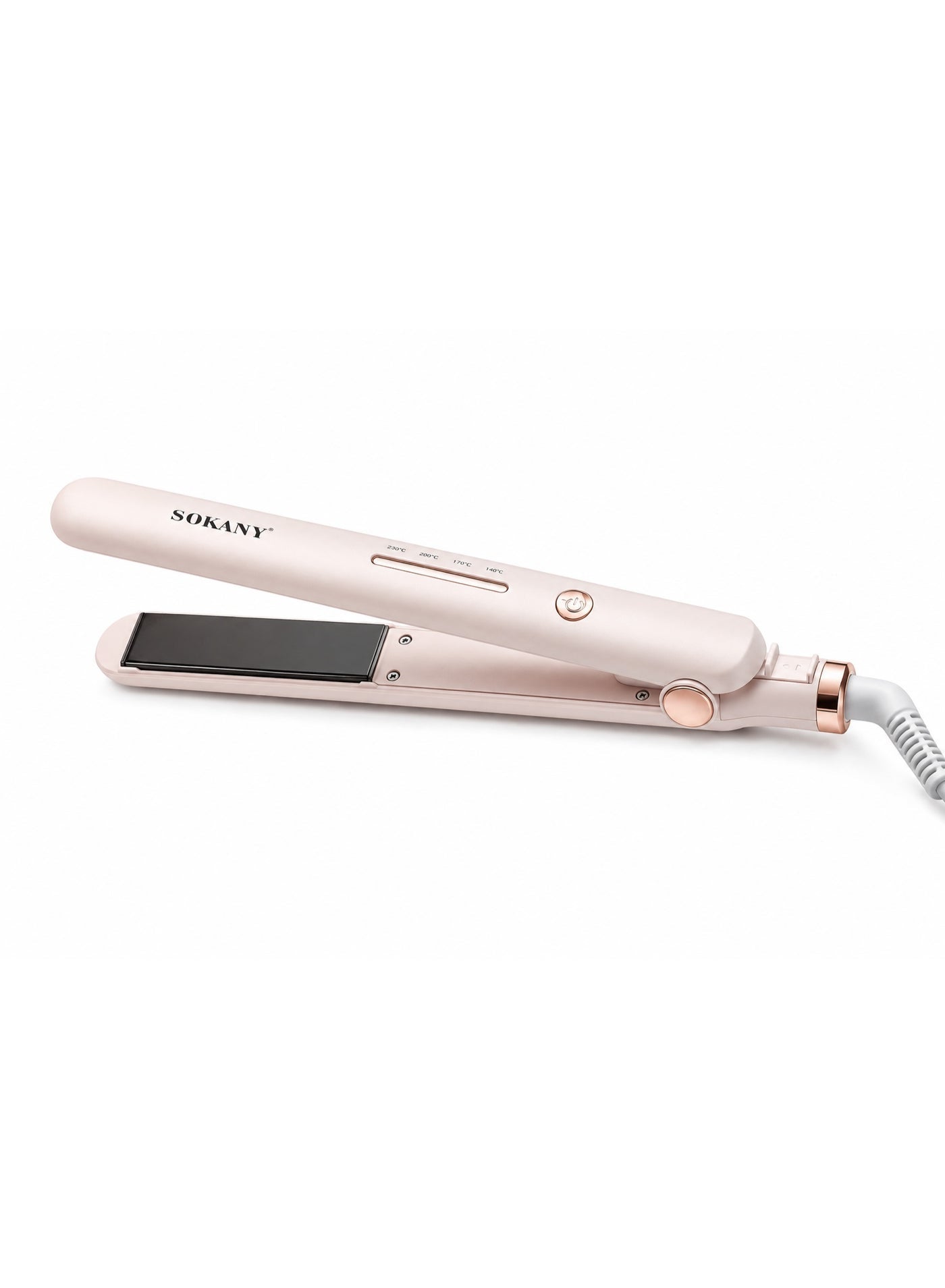 SK-1925 Hair Straightener – PTC Fast Heating, Adjustable Temperature up to 320°F, Anti-Scalding Design, 360° Swivel Cord
