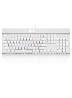 Redragon KG010 WN Mechanical Gaming Keyboard Brown Switches LED White