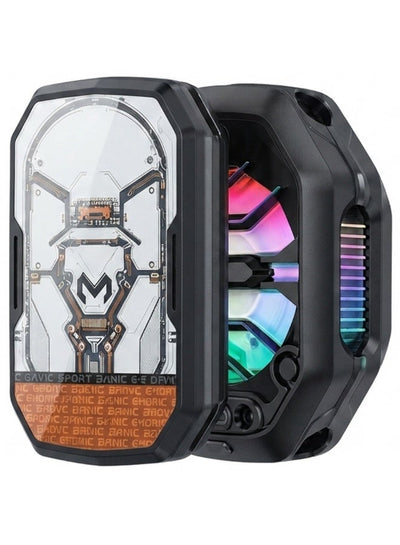 CX14 Magnetic Phone Cooler with Rechargeable Battery – Semiconductor Mobile Cooling Fan, 2-in-1 Magnetic & Clip-On Ice C