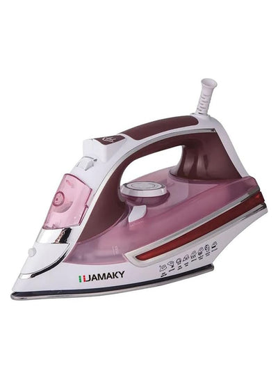 JAMAKY Italy Electric iron with Italian technology, 2800 watts, and 360 ml water storage capacity, for ironing clothes faster and perfectly, model JMK1036