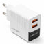شاحن حائط X-SCOOT CH-232 منفذين USB مع كابل Lightning أبيض