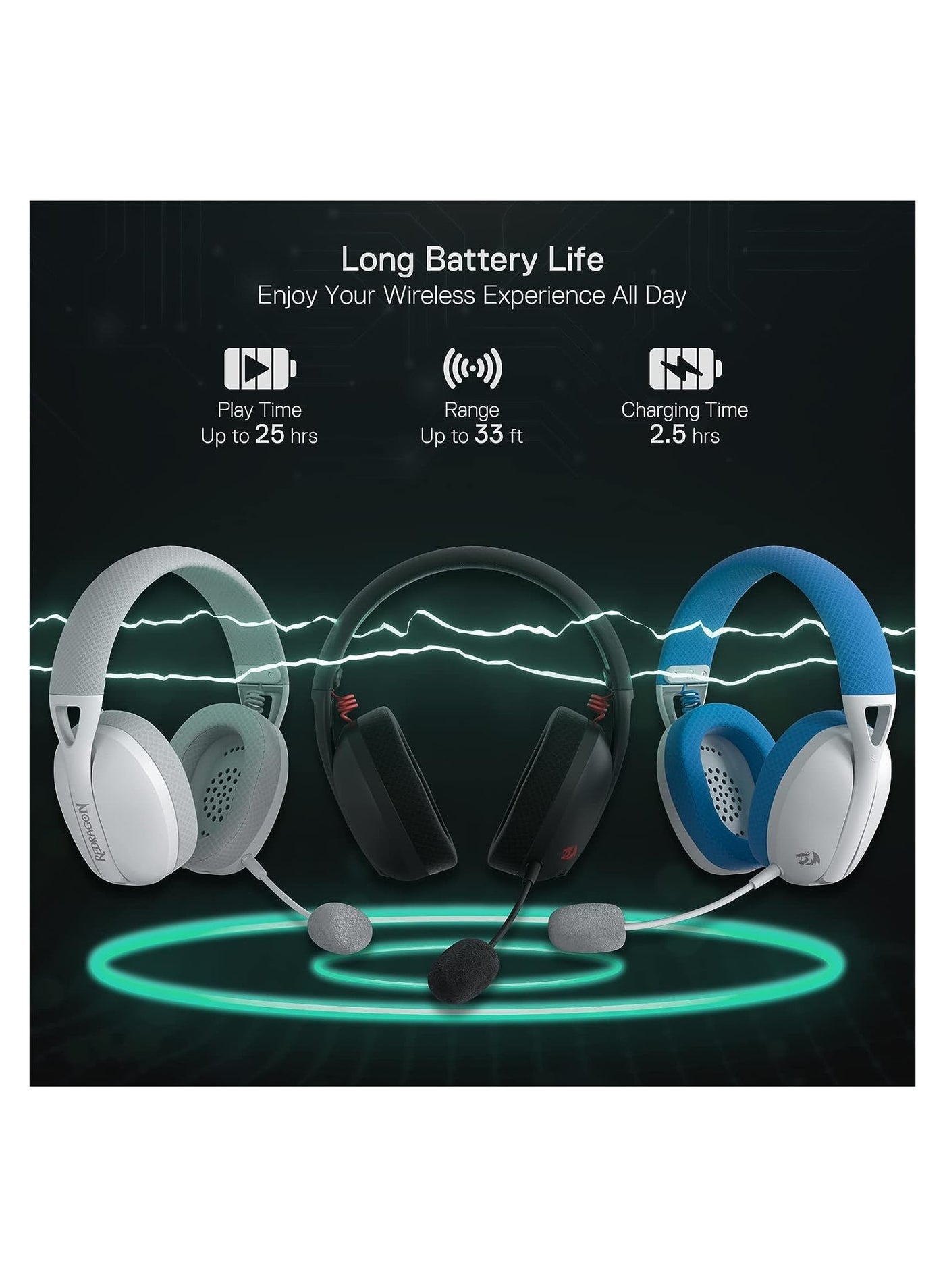 مسند أذن سماعة Redragon H848
