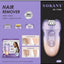 SK-17006 3-in-1 Women’s Epilator, Rechargeable Electric Hair Removal Machine with Shaver & Exfoliation Heads, 2 Speed Se