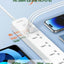 Power Strip with USB Charge Ports, SC5319, Universal Travel Adapter, 2M Extension Cord, Power Socket Plug Adapter