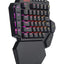 كيبورد جيمنج REDRAGON K585 DITI ميكانيكال يد واحدة مفاتيح زرقاء أسود