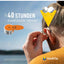 Hearing Aid Batteries, Yellow Type 13 , PR48 , 1.45V , 6 pes, Custom Made, high hearing level, mercury-free, Made in Ger