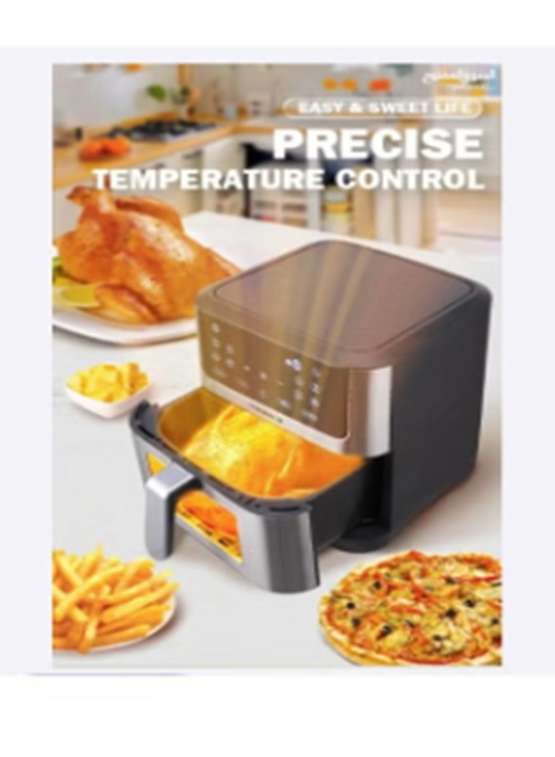 JAMAKY Italy Digital air fryer, 2500 watts, 8 liters, from Jamaki JMK 5012, Italian