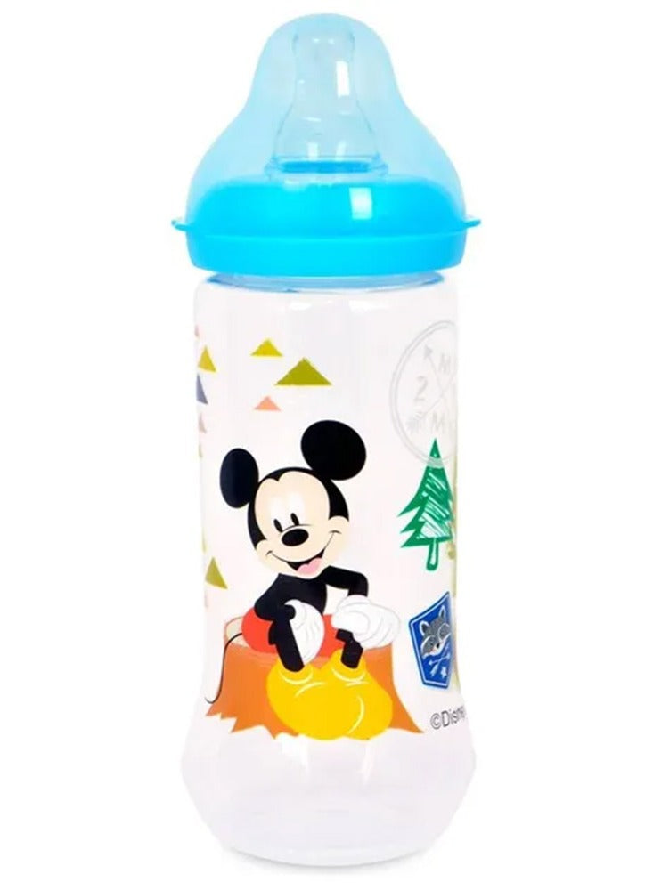 Disney Mickey Mouse Baby Feeding Regular Neck Bottle - 250 ml