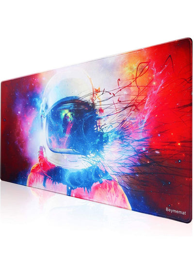 Space Suit Multicolored   - Size 80X30 CM - Stitched Edges Anti-slip rubber base - Optimized for all mouse sensitivities