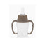 BABY PLUS Baby Feeding Bottle With Innovative Valve Design And Unique Shape 225 ml - Brown