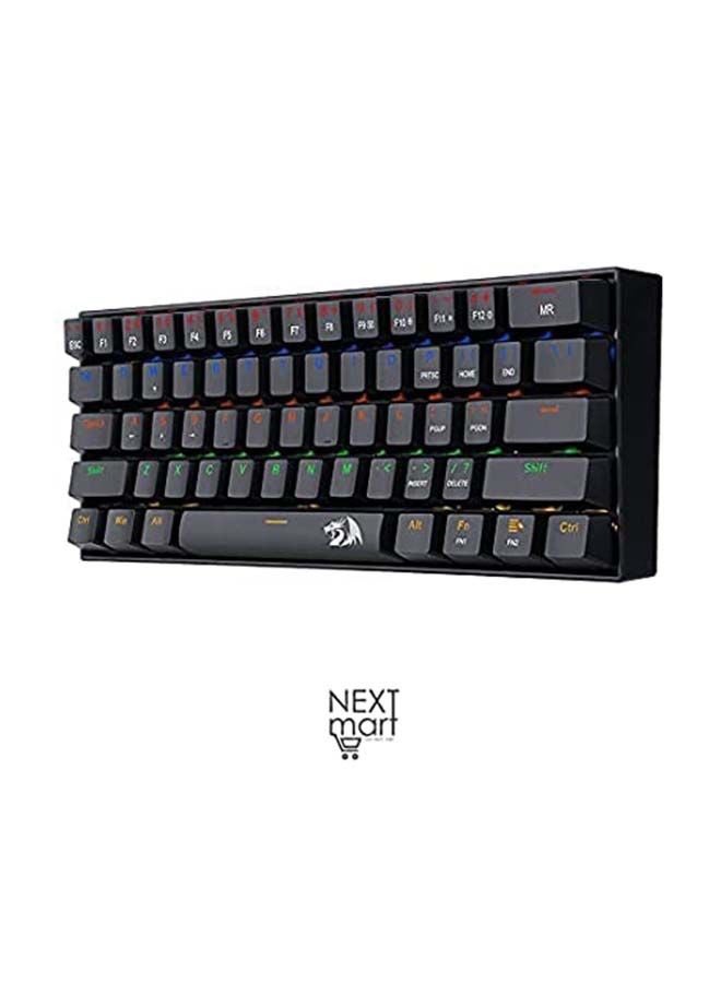 كيبورد جيمنج Redragon K606 Lakshmi ميكانيكال 60% أسود