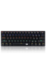 Redragon K613-KB JAX Mechanical Gaming Keyboard Red Switches Rainbow LED Black