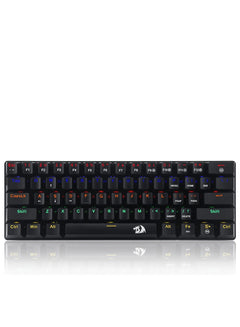 Redragon K613-KB JAX Mechanical Gaming Keyboard Red Switches Rainbow LED Black