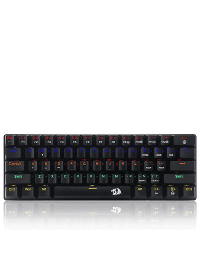 كيبورد جيمنج Redragon K613-KB JAX ميكانيكال بمفاتيح حمراء أسود