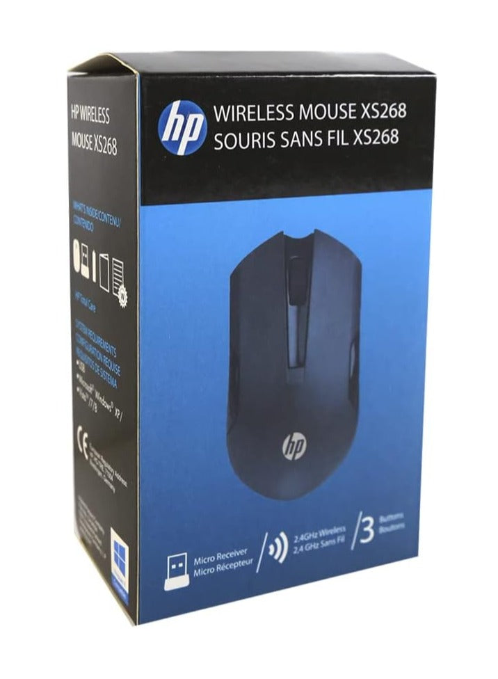 Wireless Mouse 2.4ghz , With Micro Receiver - XS268