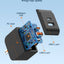 شاحن سفر LDNIO Q2 قوة 33W منفذين PD كابل USB-A أسود