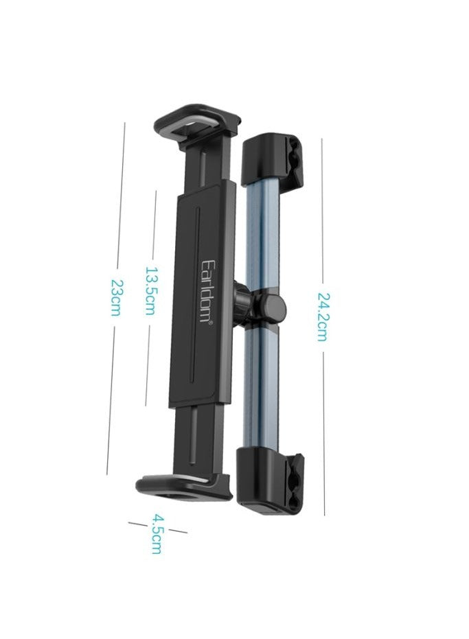 Earldom EH234 car back seat headrest holder for smartphones, for enjoyable viewing during the trip 360° rotation and comfortable viewing angle