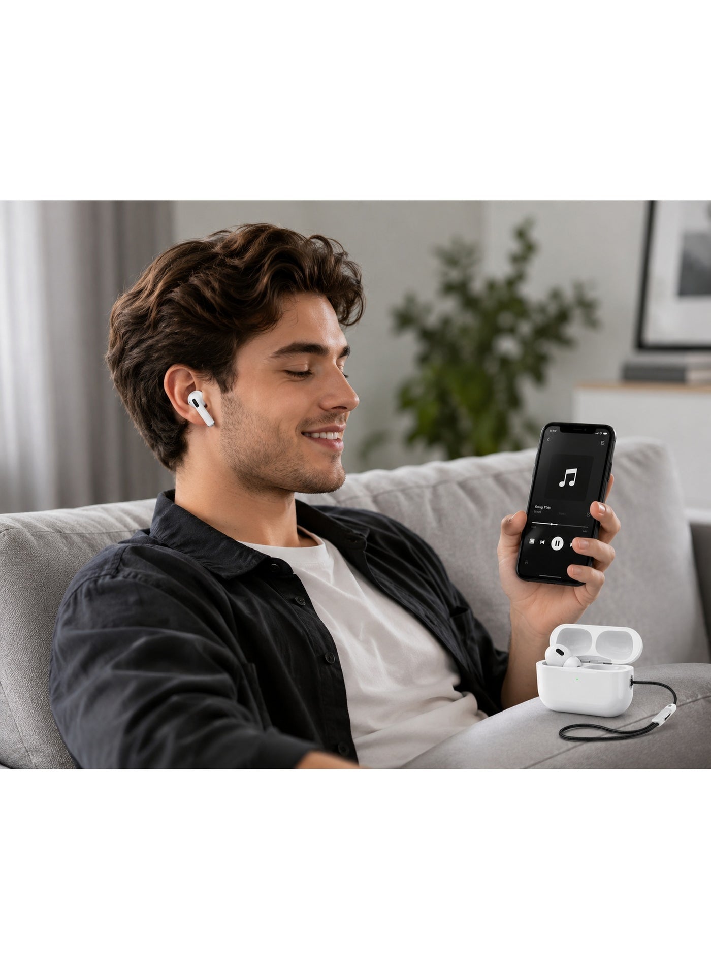 K-25 Pro2 Wireless Bluetooth Earbuds – Bluetooth 5.0, Intelligent Noise Reduction, Siri Support, Type-C Charging Case, U