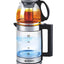 Electric Double kettle 0.8L+ 2L - High borosilicate glass housing 1800W + 500w ,  with Italian technology