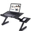 RAINBEAN Adjustable Laptop Desk with Mouse Pad, Laptop Stand for Bed, Foldable Portable Desk, Work Table, Ergonomic Laptop Stand, Standing Desk