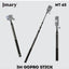 Professional Selfie Stick MT-65 , 3M Extendable and Foldable Carbon Fiber Stick with 360° Rotating Head, Non Slip Grip, 