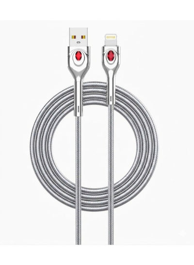 كابل بيانات USB للشحن السريع بقوة 30 واط، يتميز بشحن ونقل بيانات عالي السرعة، قلب نحاسي نقي، تصميم متين منسوج، متوافق مع