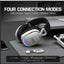 GT805 4-Mode RGB Gaming Headset – 2.4GHz USB, 2.4GHz Type-C, Bluetooth 5.4 & Wired, 50mm Stereo Drivers, Virtual Surroun