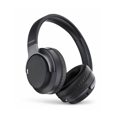 X-SCOOT XS-659 Wireless Bluetooth Headphones HD Sound Deep Bass Noise Reduction Mic 24H Playtime Foldable Black