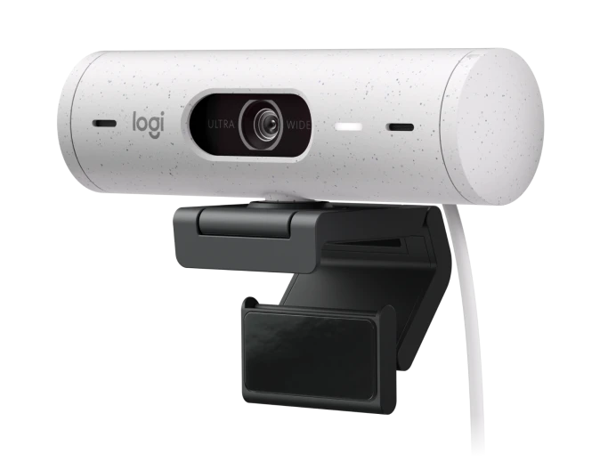 Logitech BRIO 500 Full HD 1080p webcam with light correction, auto-framing, and Show Mode