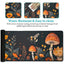Large gaming mouse pad, 70 x 30 cm, mushroom-shaped design, waterproof surface and durable design, suitable for use on t