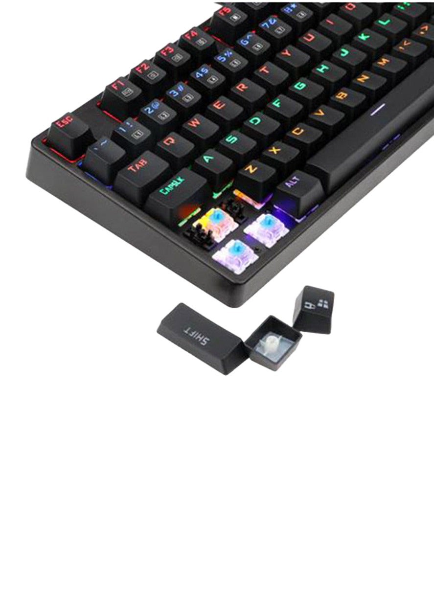 كيبورد جيمنج Redragon K576R Daksa ميكانيكال 87 مفتاح أسود