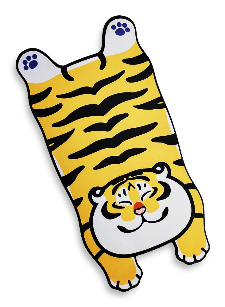 Large Mouse Pad, Cute Tiger Design (70cm x 2mm), HD Print Pattern Desk Mat, Extended Mouse Pad and Keyboard Mouse Pads, Waterproof Cloth Surface Mouse Pads for Office, Anti-Slip Rubber Base