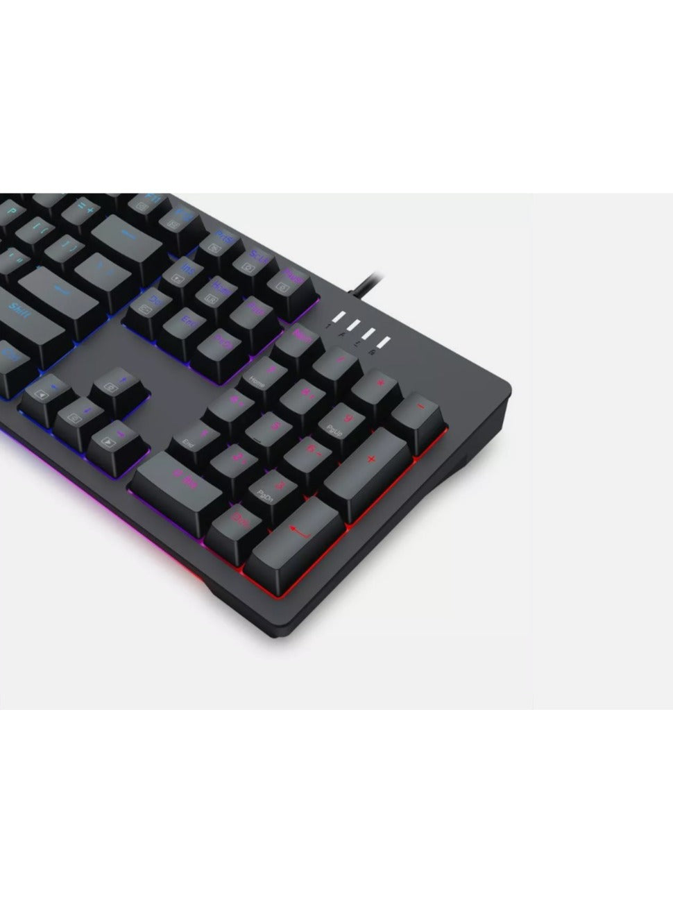 REDRAGON K679 RGB Gaming Keyboard, 104 Keys Wired Mechanical Keyboard, D-Absorption Foam, Upgraded Hot-Swappable Socket, Full Color Keycaps