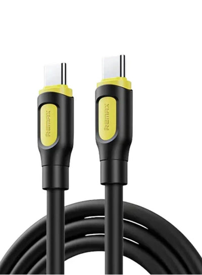 Fast Charging Cable RC-C111 Ruinay Series 60W , Type-C to Type-C Cable , 1M Durable TPE Material, Anti Tangle Design, 48