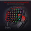 كيبورد جيمنج REDRAGON K585 DITI ميكانيكال يد واحدة مفاتيح زرقاء أسود