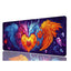 Colorful Dragon Gaming Mouse Pad Colorful Cartoon Angel Demon Heart Mousepad Large Gaming Mouse Pad Laptop Keyboard Mat 