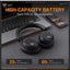 GT886 3-Mode Gaming Headset – 2.4GHz USB, Bluetooth & Wired, 40mm Drivers, Noise-Cancelling Microphone Adjustable, Up to