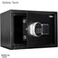 CH-272 65W Smart Fast Wall Charger with LCD Power Display, Dual-Port USB-C & USB-A Charging Adapter, AC 100–240V Travel 