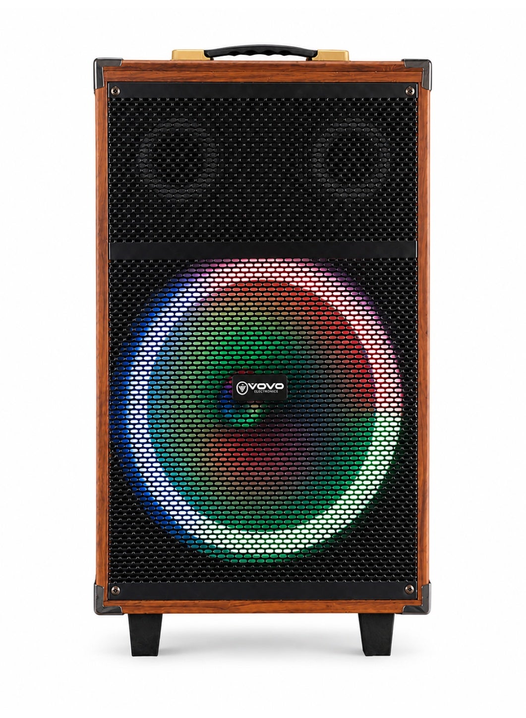 V-1235 Portable Bluetooth Speaker, 12-Inch Wireless Party Speaker, 50W Powerful Bass, Rechargeable Karaoke Speaker with 