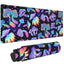 Psychedelic Revel Mushroom Mouse Pad Extended Large Gaming Mousepad XL Big Long Oversized Desk Mat Stitched Edges ( 70x3