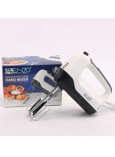 ENZO Hand Mixer Professional Multi-Function Stainless Steel Low Noise Hone Kitchen Beater Blender Food Electric Handheld Mixer ITA-10006