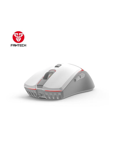 FANTECH VX7 Wired Gaming Mouse Lightweight-8000 DPI Optical Computer Mouse,4 RGB Backlit Modes, 6 programmable Buttons , Ergonomic Gamer Laptop PC Mice (White)