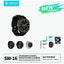 SW-16 Smart Watch with 3D HD Display, Bluetooth Calling, 3 Interchangeable Watch Bands, Heart Rate & Sleep Monitor, Mult