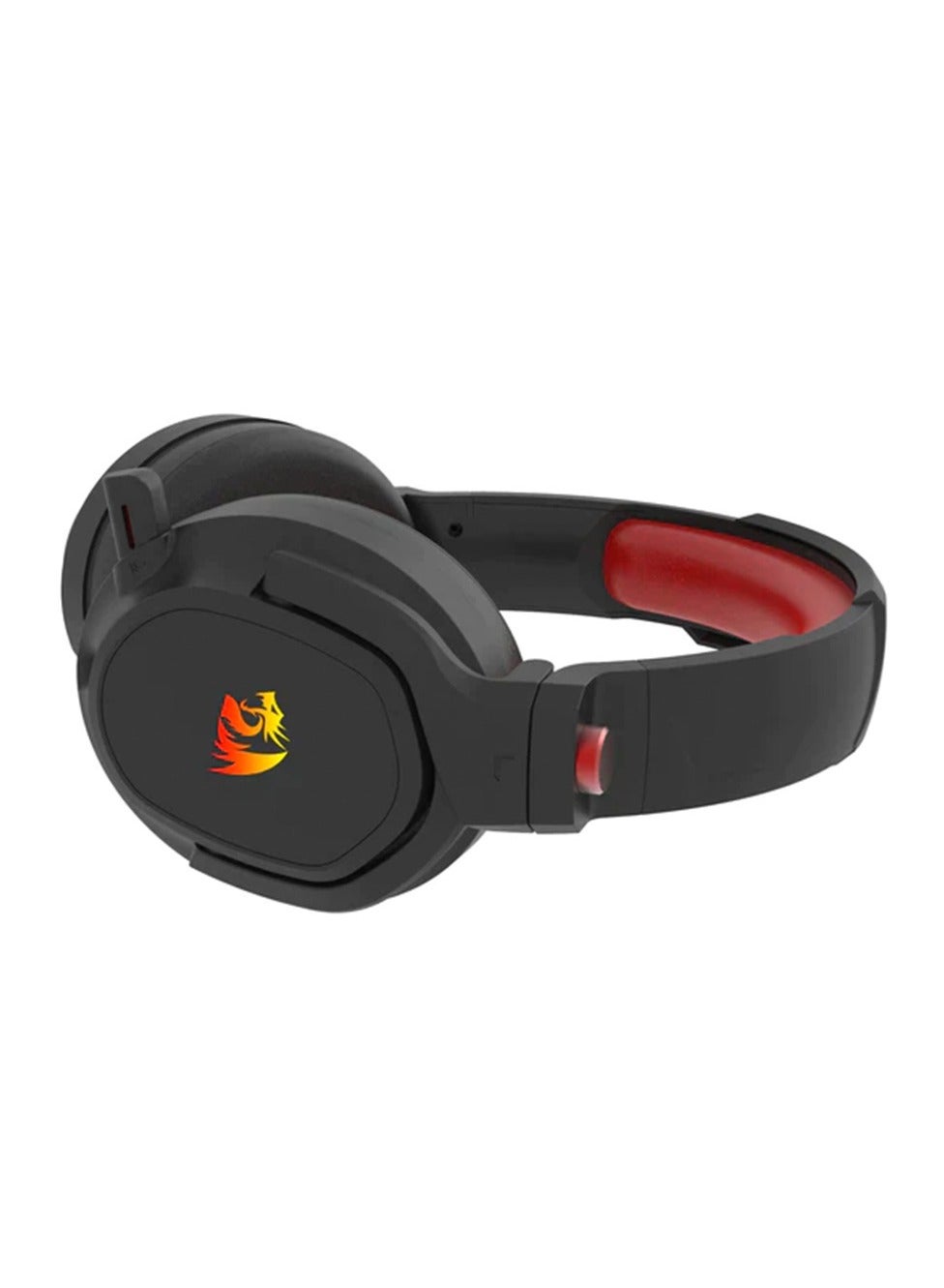 سماعة جيمنج Redragon H838 Nomen Wireless بميكروفون قابل للسحب أسود