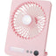 Portable Desk Mini Fan 3 Speeds With LED Lights USB Rechargeable