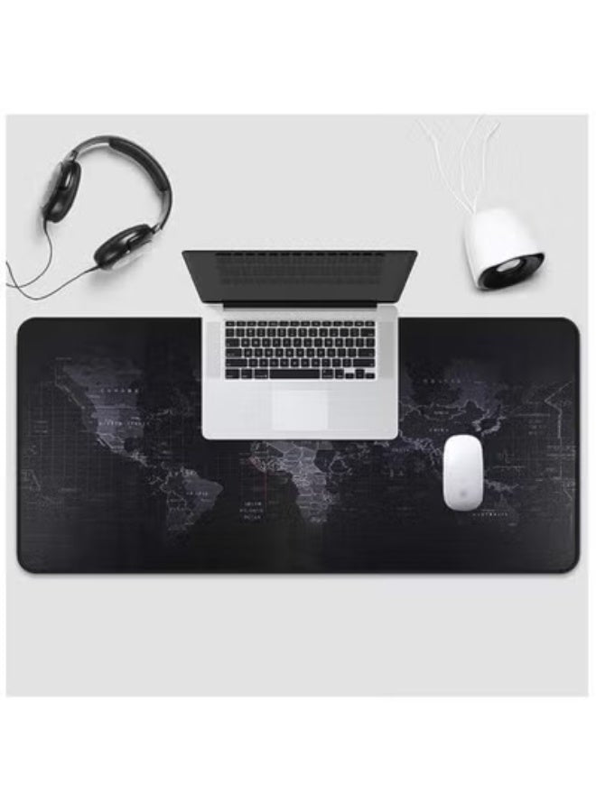 Large Gaming Mouse Map Pad 700×300×4MM ,with Non-Slip Base,Waterproof and Foldable Pad,Desktop Pad Suitable for Gamers, 