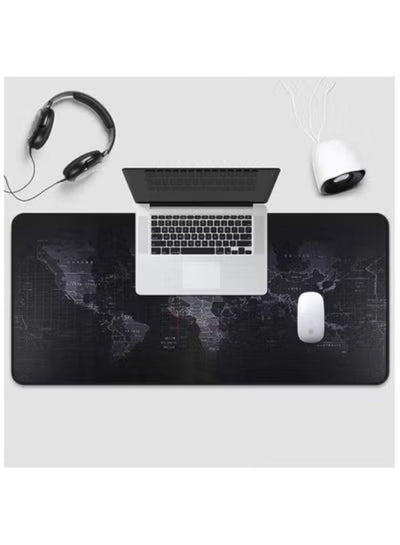 Large Gaming Mouse Map Pad 700×300×4MM ,with Non-Slip Base,Waterproof and Foldable Pad,Desktop Pad Suitable for Gamers, 