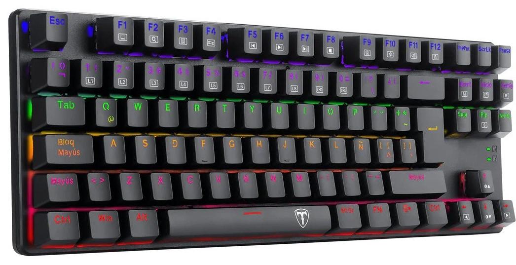 كيبورد جيمنج ميكانيكال T-DAGGER TGK313 - أسود