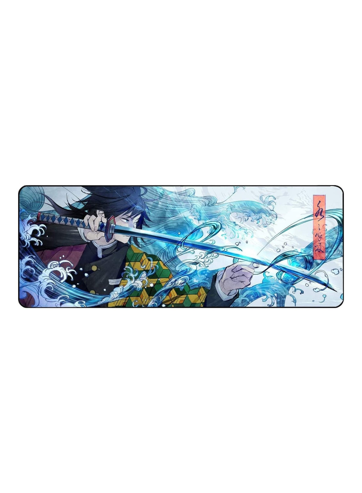 Anime Sword Gaming Mouse Pad , Large Extended Keyboard and Mouse Mat for PC , Non Slip Desk Mat | 800× 300×3 mm,