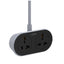 SC2018 Universal Extension Power Socket 2 Outlet , 10A 2500W Heavy Duty Power Strip with 5M Cable, US/EU/UK Plug Support